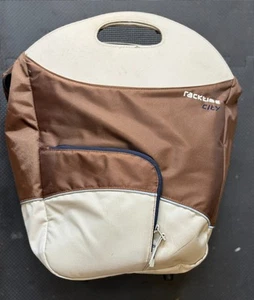 Racktime BUYit Single Pannier Sand Beige/Driftwood Brown - Picture 1 of 4