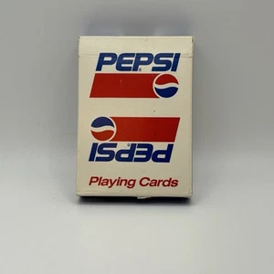 Vintage 1989 Pepsi Playing Cards Decks #355 Plastic Coated Made In USA Logo - Picture 1 of 5