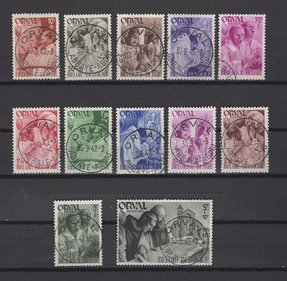 BELGIUM 1941 Orval fine used 556/567 - Image 1 of 1