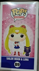 Funko POP! Animation Sailor Moon & Luna 10cm FIgurina di Vinile - 6350 - Foto 1 di 6