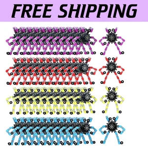 Portable 64 pcs Transformable Fidget Spinners - Stress Busters for Kids - Picture 1 of 9
