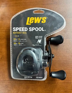 Mulinello da Pesca Lew's Speed Spool SS1SHG3C Baitcast Destro - NUOVO SPEDIZIONE GRATUITA - Foto 1 di 2