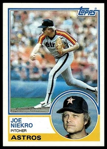 Joe Niekro 1983 Topps #221 - Imagen 1 de 2