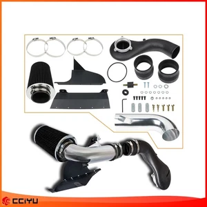 Cold Air Intake System Kit+ Filter Fits GMC Jimmy 4.3L 1996-2001 V6 Black - Picture 1 of 24