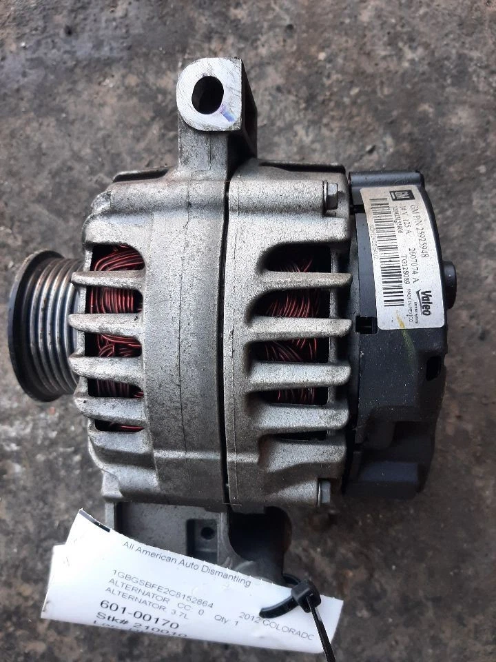 07 08 09 10 11 12 GMC CANYON COLORADO Alternador 2.9L 3.7L 25925948 Foto 1 de 4