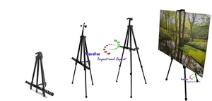 Cavalletto cavalletto da studio treppiede supporto per cartelloni pubblicitari e scudi - Foto 1 di 10
