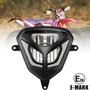 LED Headlight For Beta RR Xtrainer Enduro Racing 125 250 300 2T Hi/Low DRL Lamp - Picture 1 of 20