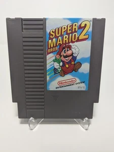 Super Mario Bros 2 Nintendo NES Spiel 1988 Cartridge getestet gereinigt original  - Bild 1 von 3