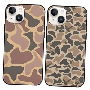 2 Pack Army Brown Camo Phone Case for 6.1 iPhone 13 / iPhone 14 Fashion Camo 03 - Zdjęcie 1 z 7