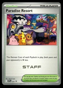 Pokemon World Championship 2025 STAFF Paradise Resort SVP 224 Anaheim Promo - Picture 1 of 3