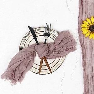 50 Gauze Cheesecloth Cotton Dinner Napkins Wedding Reception Party Decorations - Picture 1 of 218