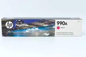 HP 990A - Oryginalny wkład PageWide Purpurowy (M0J77AN) -EXP 02/21- NOWY - Zdjęcie 1 z 3