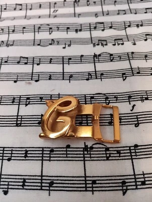 Hebilla de cinturón Hickok vintage con inicial G se adapta a cinturón de 0,75" Foto 1 de 4