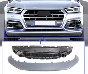 2018- 20 SQ5 Sline Q5 front bumper cover lower spoiler valance splash shield set - Bild 1 von 9