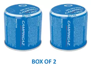 BOX OF 2 Campingaz C206 GLS Disposable Lantern Heater Stove Pierce Gas Cartridge - Picture 1 of 2