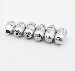 Halb Plan Achromatisch Objektive 4X 10X 40X 100X für den biologischen Mikroskop - Bild 1 von 13