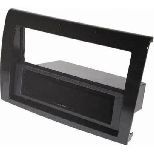 Facade Autoradio FA244 compatible avec Fiat Bravo 2 - Noir 1Din avec vide poche - Photo 1/1