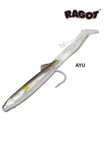 ARTIFICIALE RAGLOU ORIGINALE RAGOT COLORE AYU PESCA SPIGOLA SERRA BARRACUDA - Foto 1 di 1