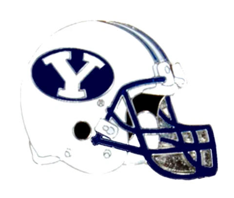 BYU Pins Brigham Young University Pin BYU Cougars Football Helmet W NCAA Fan Pin Cover