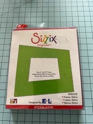 Sizzix Original Designed by E. L. "Frame, Retro"  Scrapbooking Crafts #655003 - Image 1 of 2