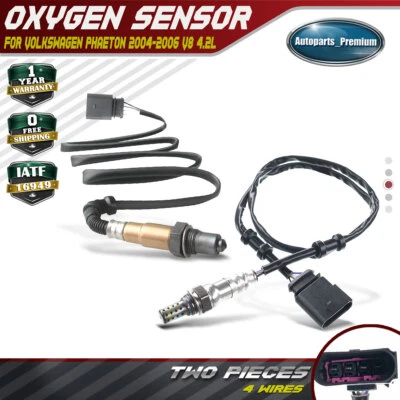 Sensores de oxígeno O2 aguas abajo 2 piezas para Volkswagen Phaeton 2004 2005 2006 V8 4,2 L Foto 1 de 4