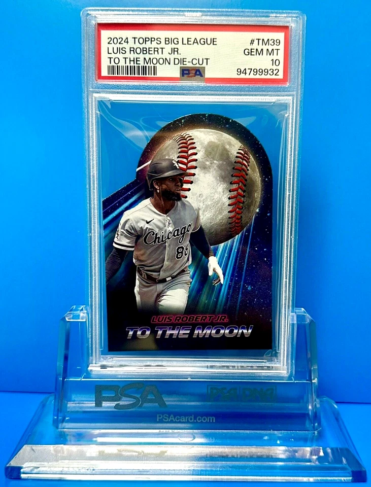 Luis Robert Jr. PSA 10 ! 2024 Topps Big League - To the Moon Die-Cuts ! - Image 1 of 2