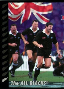 1995 NEW ZEALAND ALL BLACKS World Cup Card VS SPRINGBOKS Card 1 - Picture 1 of 2
