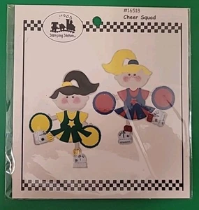 Stamping Station Cheer Squad Scrapbook Craft Die Cut Paper Doll Embellishments - Picture 1 of 10