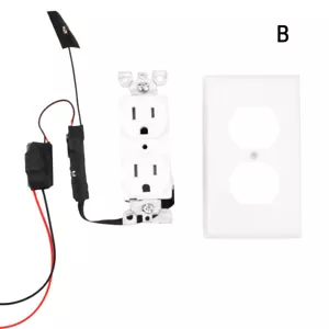 Receptáculo de toma de corriente doble pared eléctrica - Imagen 1 de 4