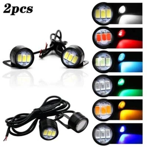 2pcs Motorcycle Lamp Daytime Running Light Eagle Eye LED Light Reverse Backup - Picture 1 of 21