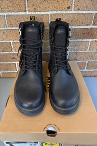 NEW Dr. Martens IOWA WP Republic Waterproof Extra Tough Size 12 Tract II Black - Picture 1 of 9