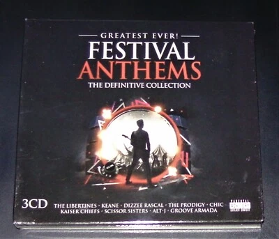 FESTIVAL ANTHEMS GREATEST EVER! THE DEFINITIVE COLLECTION 3 CD IM DIGIPAK NEU - Bild 1 von 3