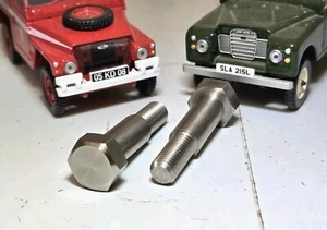Land Rover Series 3 Windscreen Pivot Bolts Stainless Steel Lightweight 346989 x2 - Picture 1 of 2