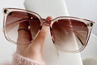 Women Big Frame Sunglasses Fashion Brand Designer Square Pink Shades Oculos De