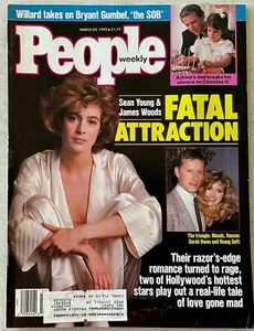 PEOPLE Magazine VTG Issue - Mar 20, 1989 Sean Young & JamesWoods • Sara Gilbert - Picture 1 of 12