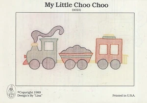 MY LITTLE CHOO CHOO TRAIN Shadow Stickmuster 0023 '89 Designs von "Lisa"  - Bild 1 von 1