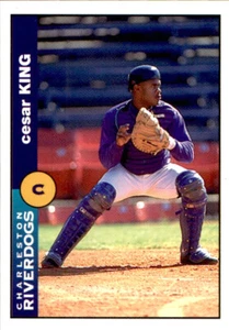 1996 Charleston Riverdogs Team Issue #9616 Cesar King Dominican Republic DR Card - Picture 1 of 2