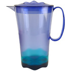 NEW Tupperware Sheerly Elegant Illusions PITCHER 1.9 L Blue Green 4603A2 Retired