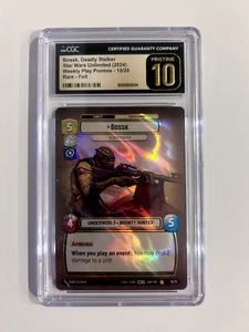 Star Wars Unlimited - Bossk - Foil - Promo 15/20 CGC Pristine 10! - Bild 1 von 1