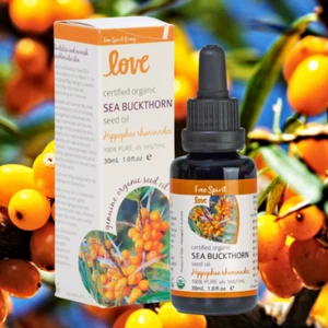 Byron Bay (Free Spirit) Love Oils Organic Sea Buckthorn Seed Oil 30ml. - Picture 1 of 4