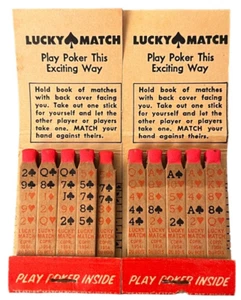 Lote de 2 partidos de póquer de partido de suerte 1954 de General Electric Cedar Rapids IA - Imagen 1 de 14