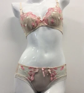 Ladies Embroideryed Underwire Lace Bra Brief set IntimateSexy Lingerie underwear - Picture 1 of 11