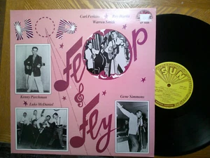 UK SUN LP RECORD/CARL PERKINS RAY HARRIS WARREN SMITH/HOP FLOP FLY ROCKABILLY - Picture 1 of 4