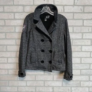FOX RIDERS Button Up Shacket Gray/Black Teen/Juniors Size S - Picture 1 of 11