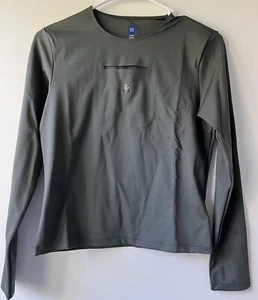 YZY Gap Women’s Second Skin Long Sleeve Grey Size Medium New - Picture 1 of 8