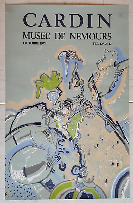 Affiche Exposition Art - Litho CARDIN 1979 - Musée De Nemours - • 60€