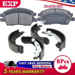 For Nissan Versa Note Micra Front+Rear Ceramic Brake Pads And Drum Shoes Kit - Picture 1 of 5