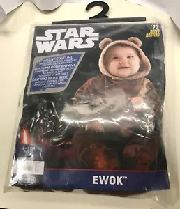 Costume Halloween bambino Disney Star Wars Ewok taglia 6-12 M, nuovo - Foto 1 di 4
