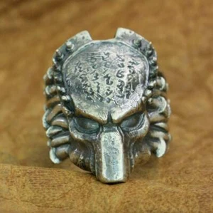 925 Sterling Silver Mens Predator Ring Biker Punk Jewelry TA208A US Size 9~15 BZ - Picture 1 of 25