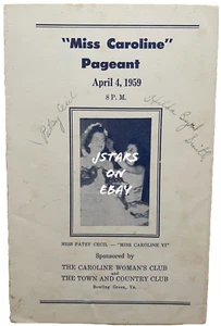 1959 MISS CAROLINE PAGEANT PROGRAM CAROLINE COUNTY, BOWLING GREEN, VA - Picture 1 of 2
